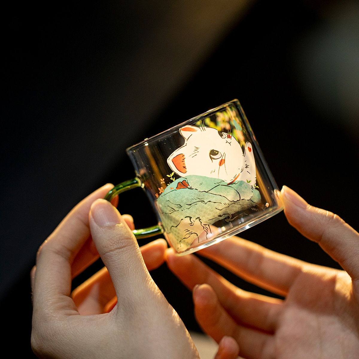 Japanese Style Lucky Cat Glass - Espresso Shot Glass review and price
