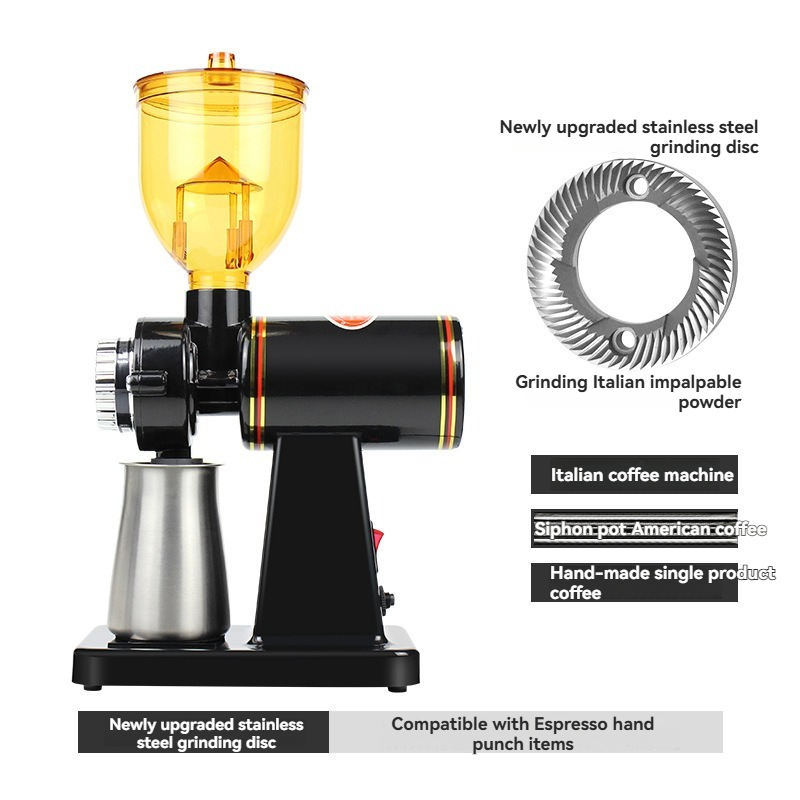 Upgraded Anti-clog Household C - Coffee Grinder Burr Flat review and price
