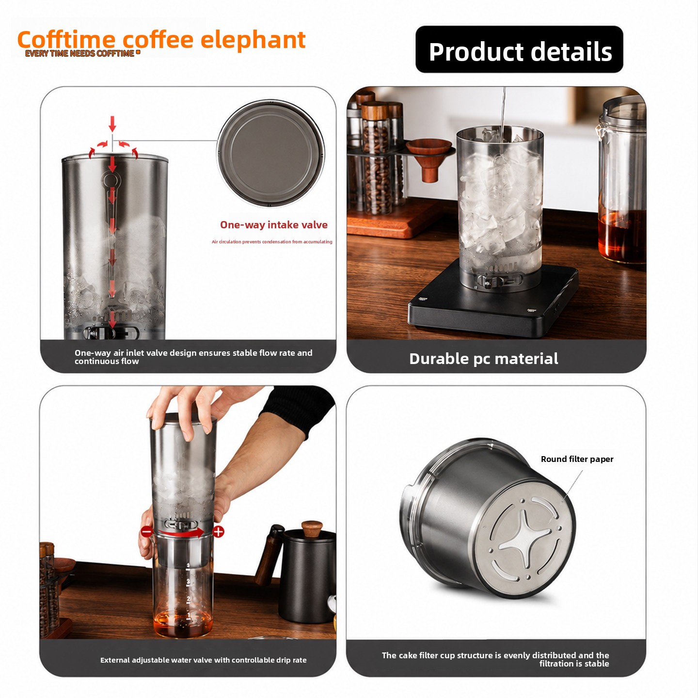 450ml Cold Brew Coffee Maker I - Coffee Equipment For Camping review and price
