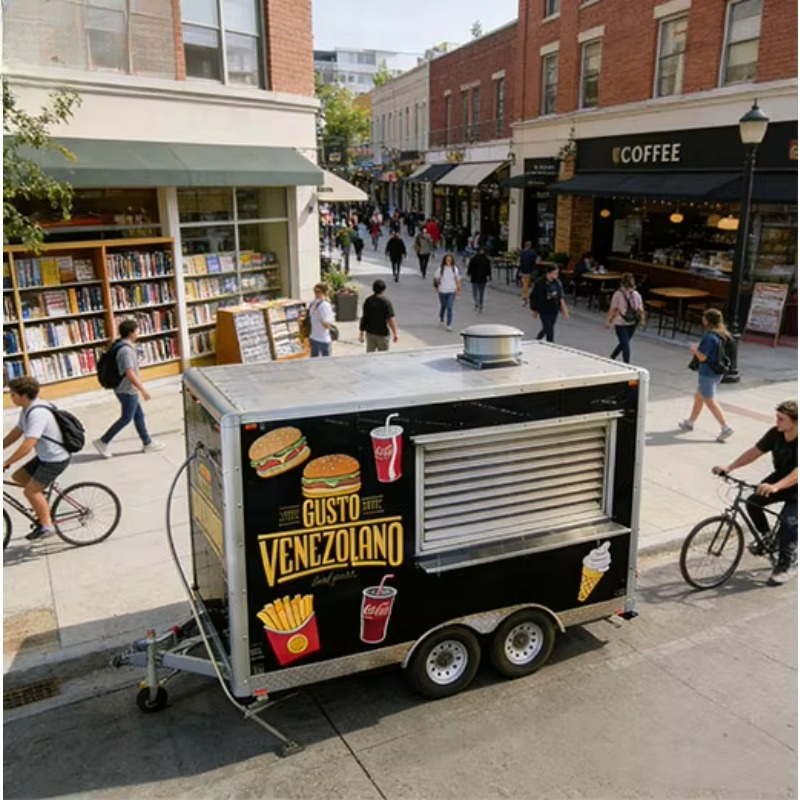 Square-shaped Restaurant Equip - Coffee Van Equipment review and price