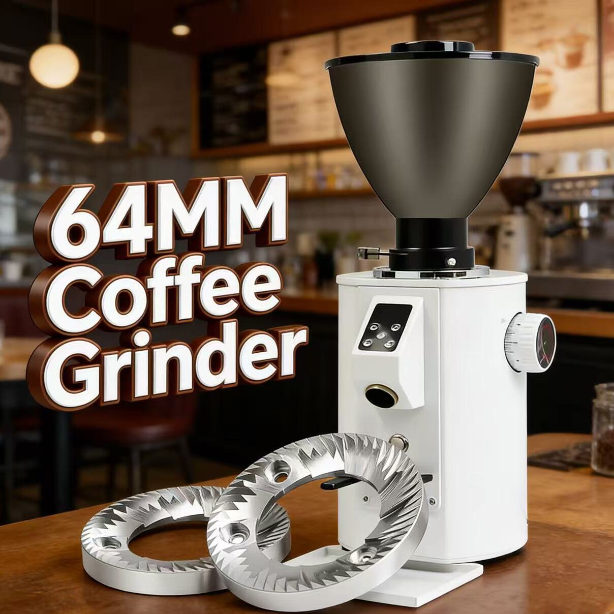 64mm Flat Burr Commercial Espr - Coffee Grinder Burr Flat review and price