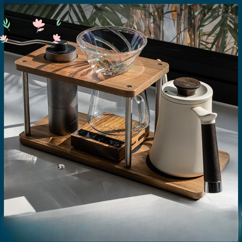 Solid wood pour-over stand, po - Coffee Equipment Pour Over review and price