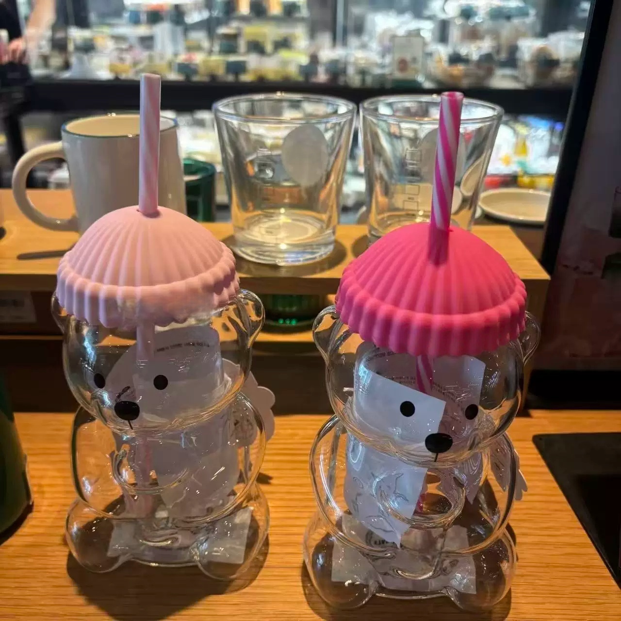 Bk Bear Shaped Glass Straw Cup - Espresso Shot Glass review and price