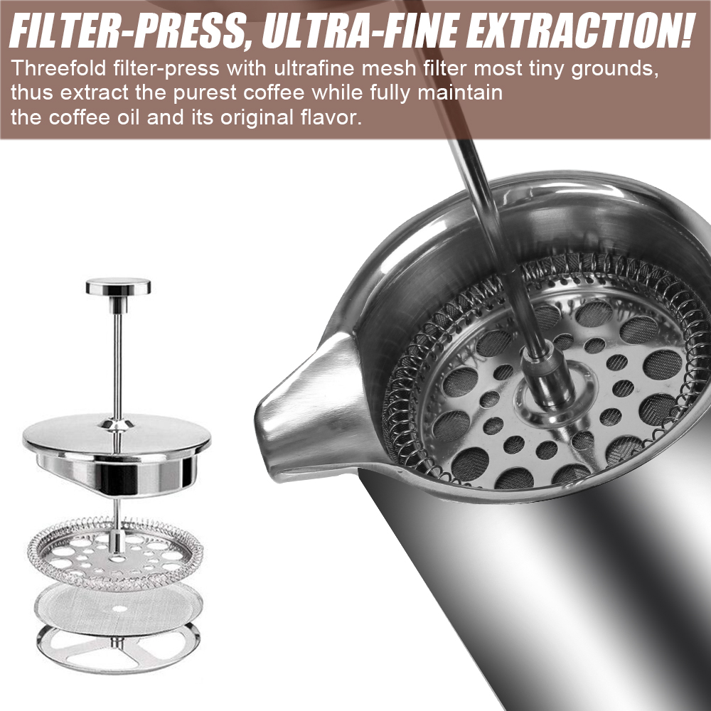Large Capacity French Press Co - Coffee Equipment For Camping review and price