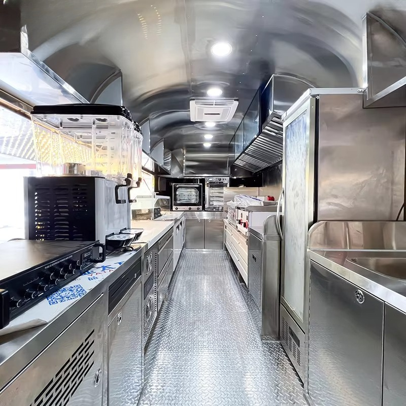 Custom Food Truck Trailer Full - Coffee Van Equipment review and price
