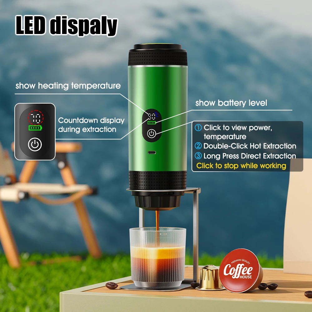 DENOKIN 3-in-1 Capsule Coffee  - Coffee Equipment For Camping review and price