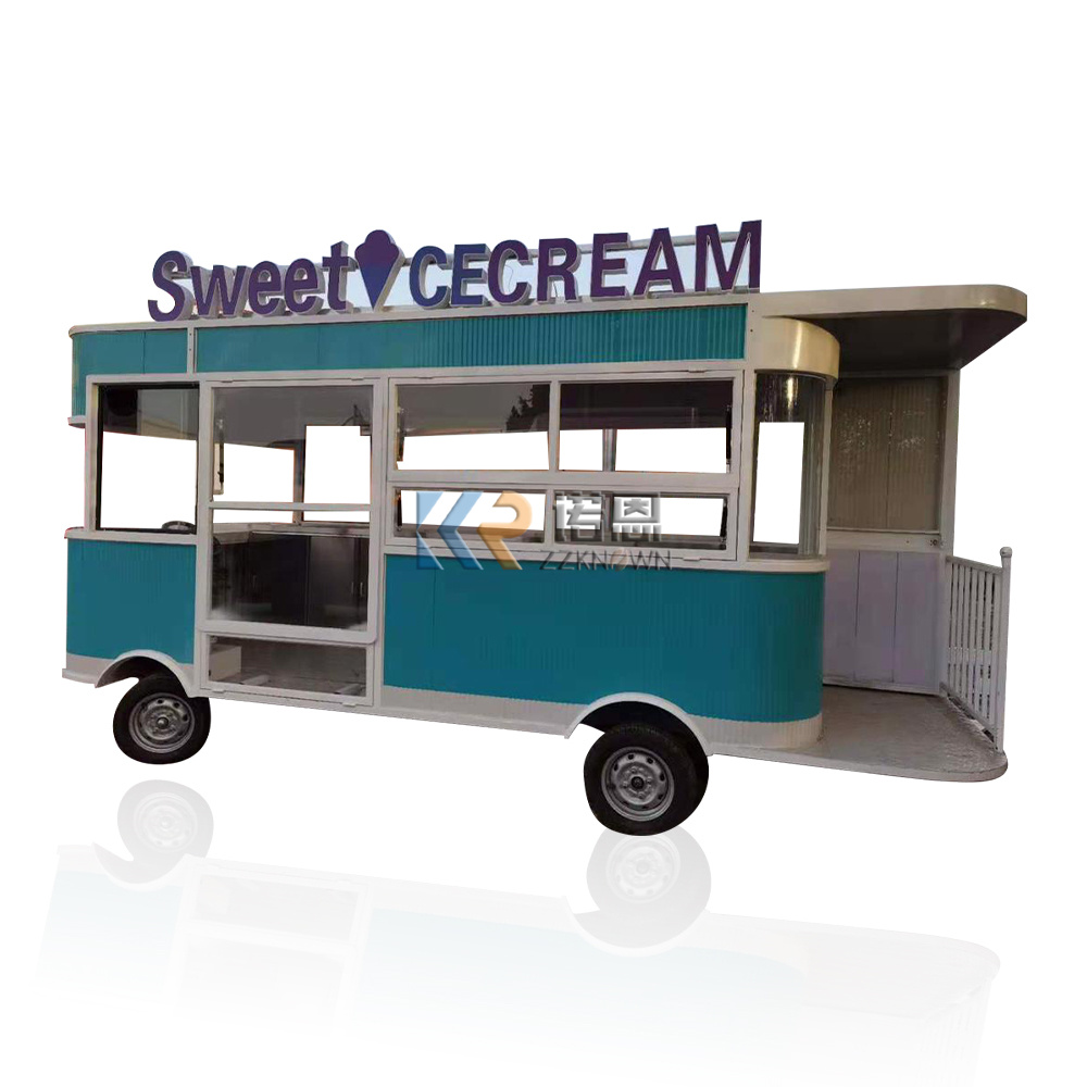 In Stock 5M Mobile Food Truck  - Coffee Van Equipment review and price